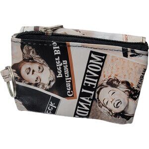 Mini coin pouch with movie print